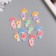 Decor for creativity tree "Bird with an umbrella" set of 10 pcs 3.7x2.5 cm