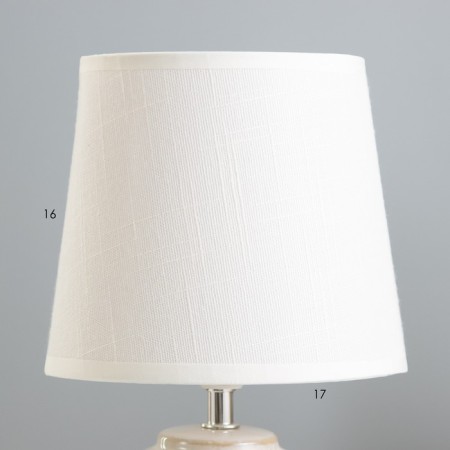 Dominica table lamp E27 40W beige-white 18x18x37 cm Risalux-2