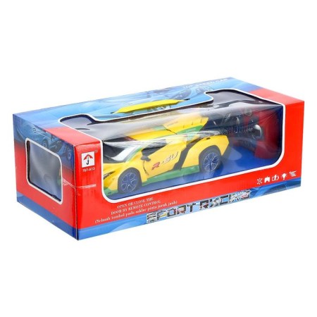 The radio -controlled "Supercar" car, works on the battery, light effects, yellow color-5