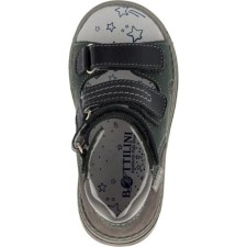 Baby sandals, size 20, dark gray color