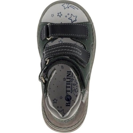 Baby sandals, size 20, dark gray color