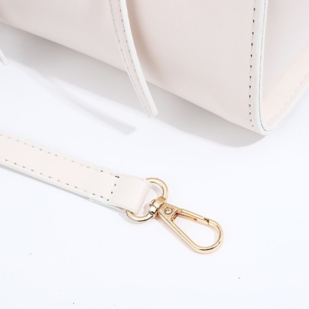 Bag Female Tout with zipper, white color-5