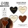 Acrylic hair hairpin Dreamer, mix, 3.5 x 3.5 cm