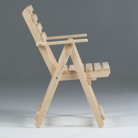 Folding chair with armrests, 70 x 55 x 92 cm-1