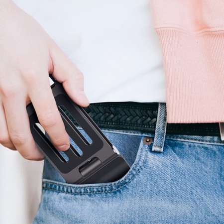 Holder Hoco PH49, table, metal, 4.7-10.5 inches, gray-7