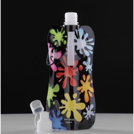 Water flask, 400 ml, "juicy colors", 28 x 11 cm, mix-2