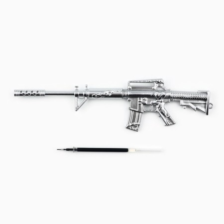 Pan Pistol "February 23, real protector", plastic, on the substrate-2