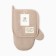 Kitchen kitchen kit, beige color, mittens of 18x29 cm, 19x19 cm tack