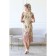 Women's dress, size 42, beige color, red