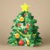 Volumetric cards "New Year tree", 12 x 14.2 cm, New Year