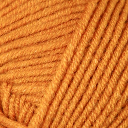 Yarn "Lanagold" 51% acrylic, 49% wool 240m/100g (645 mustard)-2