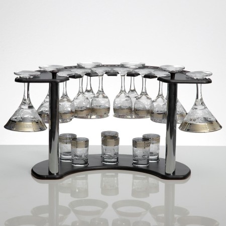 Mini-bar 18 objects: Martini 190 ml + glass 55 ml + pile 50 ml-1