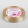 Satin tape, 12 mm × 23 ± 1 m, color light-beige No. 173