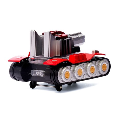 Artillery tank, with a gun, light and sound effects, works from batteries, mix color-3