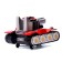 Artillery tank, with a gun, light and sound effects, works from batteries, mix color