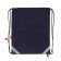 A bag for shoes 440 x 365 mm, Erich Krause, density 300D, with a reflective strip, dots in blue, blue