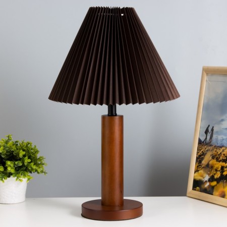 Sandr table lamp E27 40W brown 31x31x45 cm Risalux