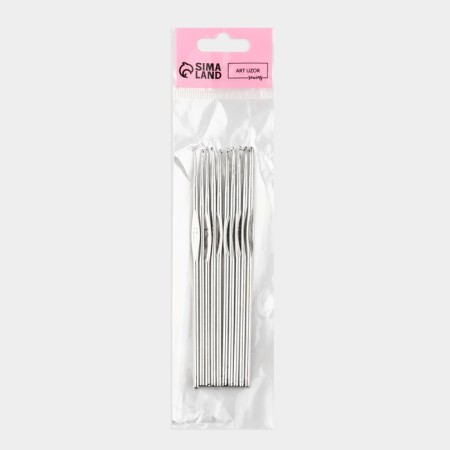 Knitting hook set, d = 1-1.9 mm, 12 cm, 10 pcs-4