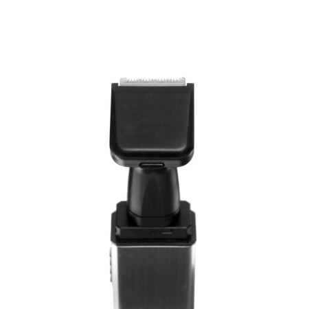 Luazon Ltri-17 hair trimmer, for mustaches/nose/beards, 4 nozzles, batteries, silver-10