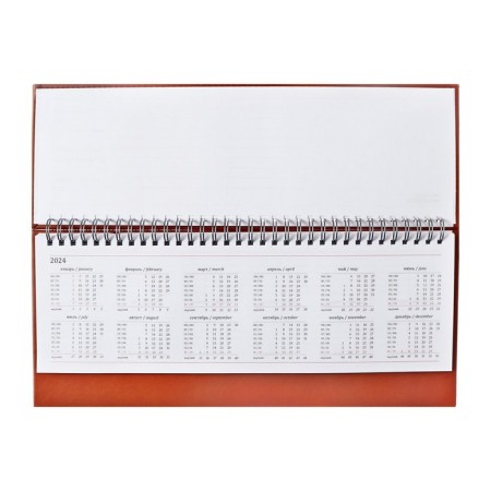 Planing is a low -off 100 x 300 mm, 56 sheets, on the crest, an artificial leather cover, brown-3