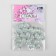 Rhinestones are sewing "drop", rimmed, 10 × 14 mm, 20 pcs, color white opal
