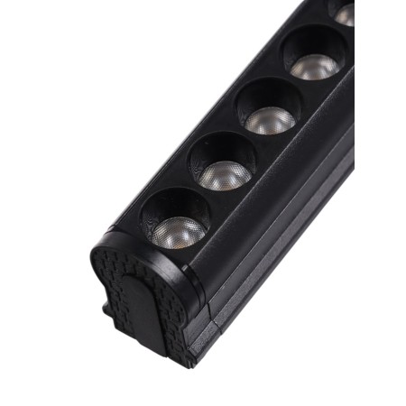 Track lamp, rotary, series "Flat" FTL-005, 12W, 48V, 3000K, 230mm, black-3
