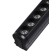 Track lamp, rotary, series "Flat" FTL-005, 12W, 48V, 3000K, 230mm, black