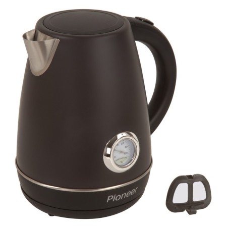 Electric kettle Pioneer KE565M, Metal, 1.7 l, 2200 watts, black-1