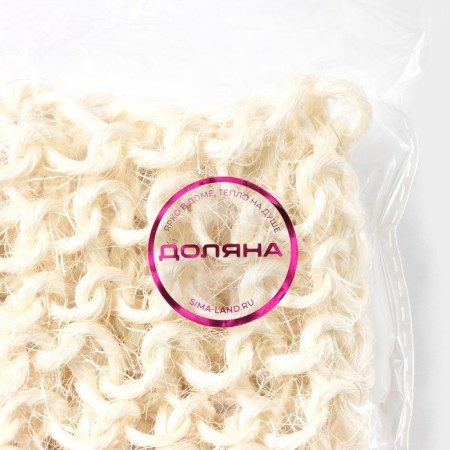 Body washcloth natural shares, 58 × 11 cm-5