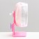 Carno rodents wheel, on a stand, 14 cm, pink