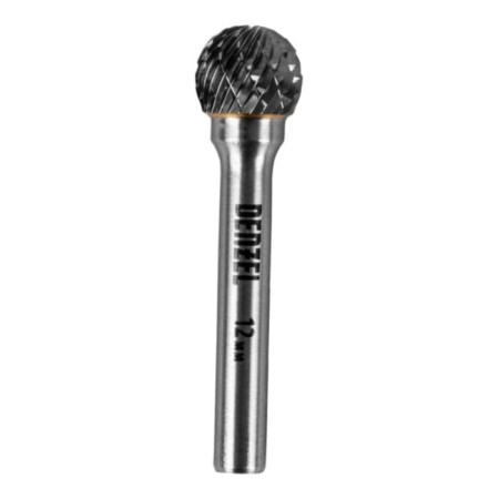 Denzel Borfrase, type D, metal, carbide, spherical, 12 mm-1