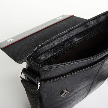 Male bag, black color-4