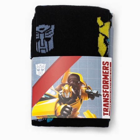 Children's tights "Transformers", height 116-122 cm, black color-7