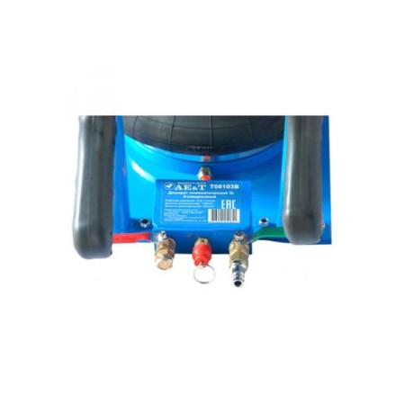 Pneumatic jack AE & T T08103B, 3 t, 3-secto, 135-420 mm, support 102 mm-1