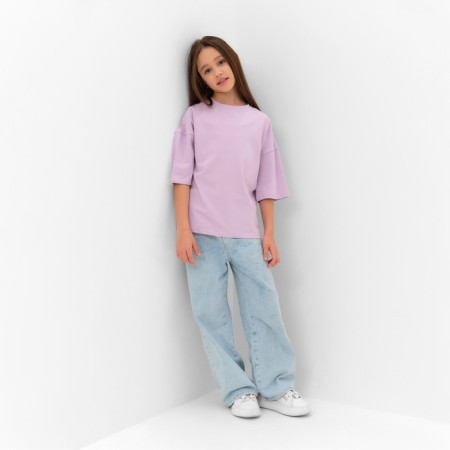 T -shirt Children's Minaku Lavender color, height 152 cm-5