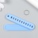 Keychain plastic "license plate" Blue 7x1.4x0.3 cm