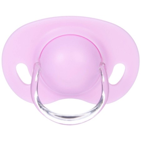 Nipple - classic dummy, silicone +3 months, with a cap, mix for a girl-3