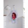Apron kitchen with a photo print "Hugging heart", adjustable, size OS