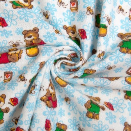 Children's flannel diaper, mixing color, size 75x130 cm, 100% cotton, 170 gm-2