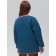 Bilateral jacket for girls, height 140 cm, jeans color