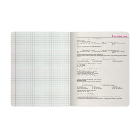 The subject of the "raspberry", 48 sheets in the Code "English", cover cardboard, lamination of SoftTouch-2