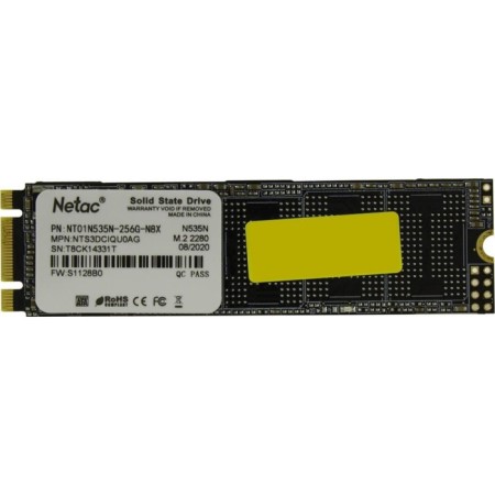 SSD NETAC M.2 N535N 256 GB SATA III NT01N535N-256G-N8X-4