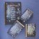 Notebook B5, 60 sheets in a cage on the crest Coffee House, on a solid substrate, cardboard cover, Soft Touch lamination, foil embroidery, block 70 g/m2