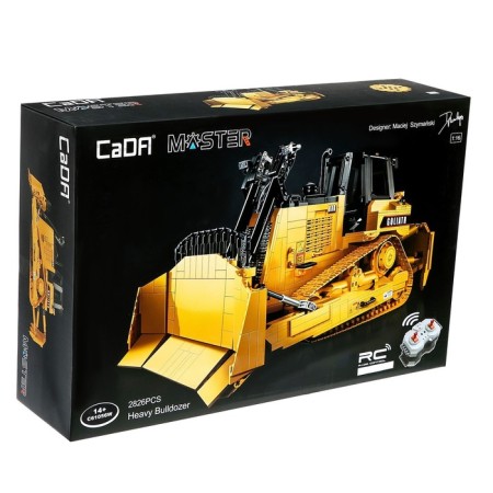Radio -controlled designer "Construction bulldozer", 2826 parts, scale 1:17-22