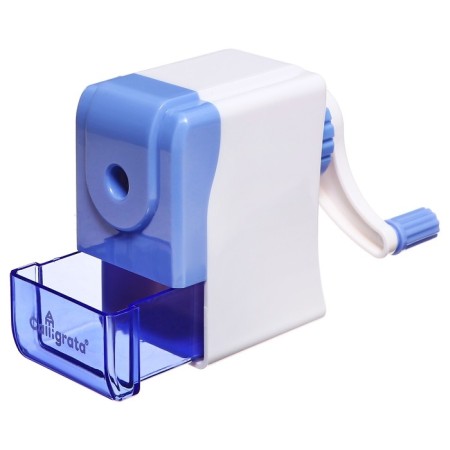 Mechanical sharpener with container "Classic", blue-3