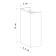 Facade lamp Arte Lamp Algol A5640al-2WH, LED, 2x5 W, 5x9.5x15 cm, 650 lm, white