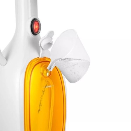 Steam mop KitFort KT-1054-1, 1300 W, 280 ml, cord 3.3 m, white-yellow-4