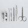 Manicure set "Just for You", 7 items, in a case