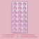 Konfinetta chocolate form "Rose", 27.5 × 13.5 × 3 cm, 21 cells, color transparent