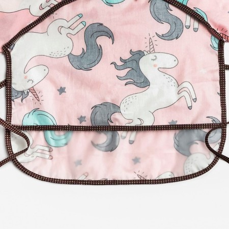 Apron Children's Ethel "Unicorn", col. pink, height 90-105 cm-7
